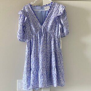 NWT Tuckernuck Hyacinth House Ric Rac Leonie Babydoll Dress Size L Cottagecore
